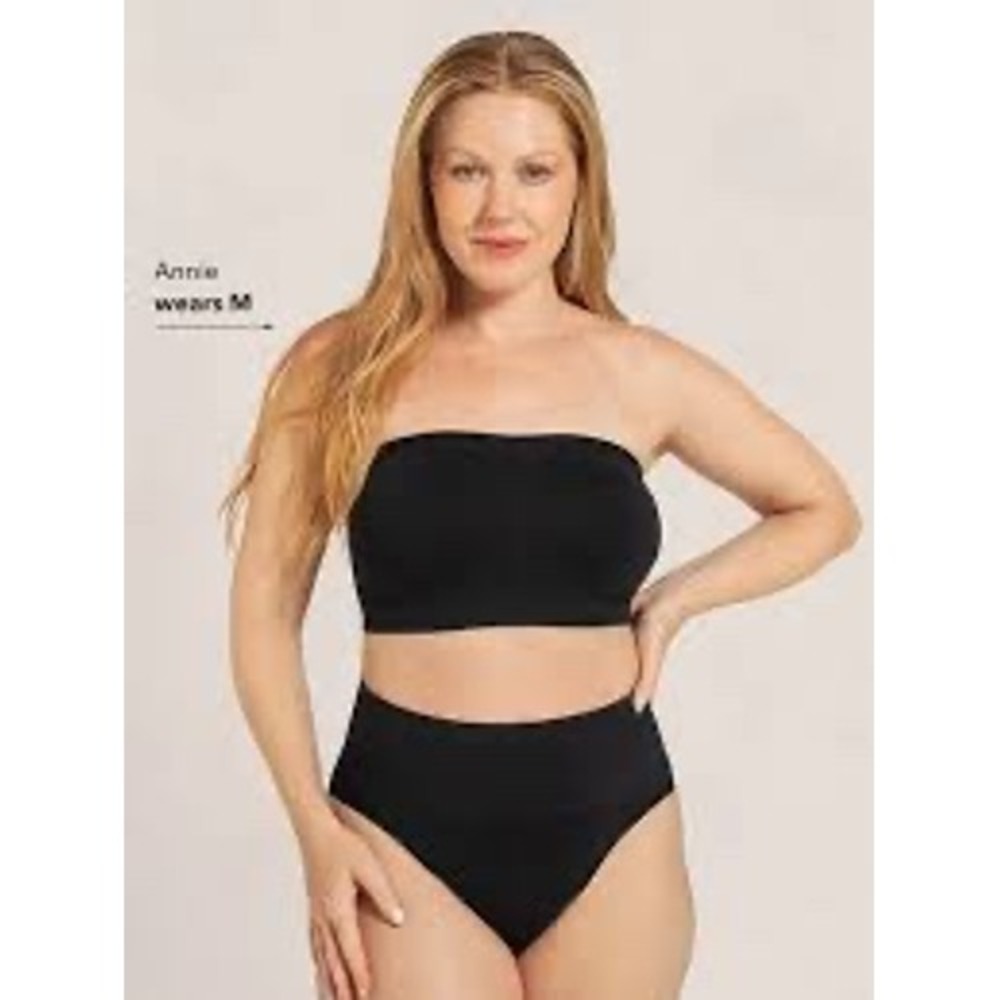 Truekind Convertible Strapless Bandeau Bra Black Large New With Tags